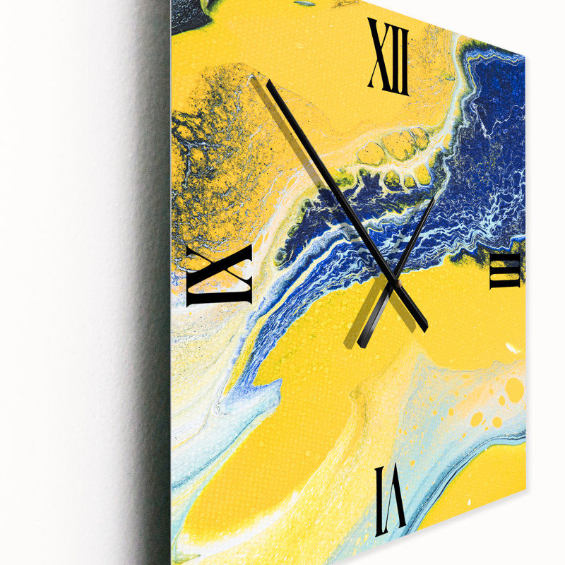Horloge murale abstraite Composition in et VII, Moyen