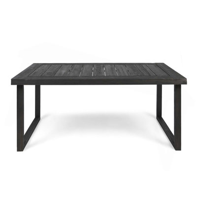 Outdoor 69" Acacia Wood Dining Table