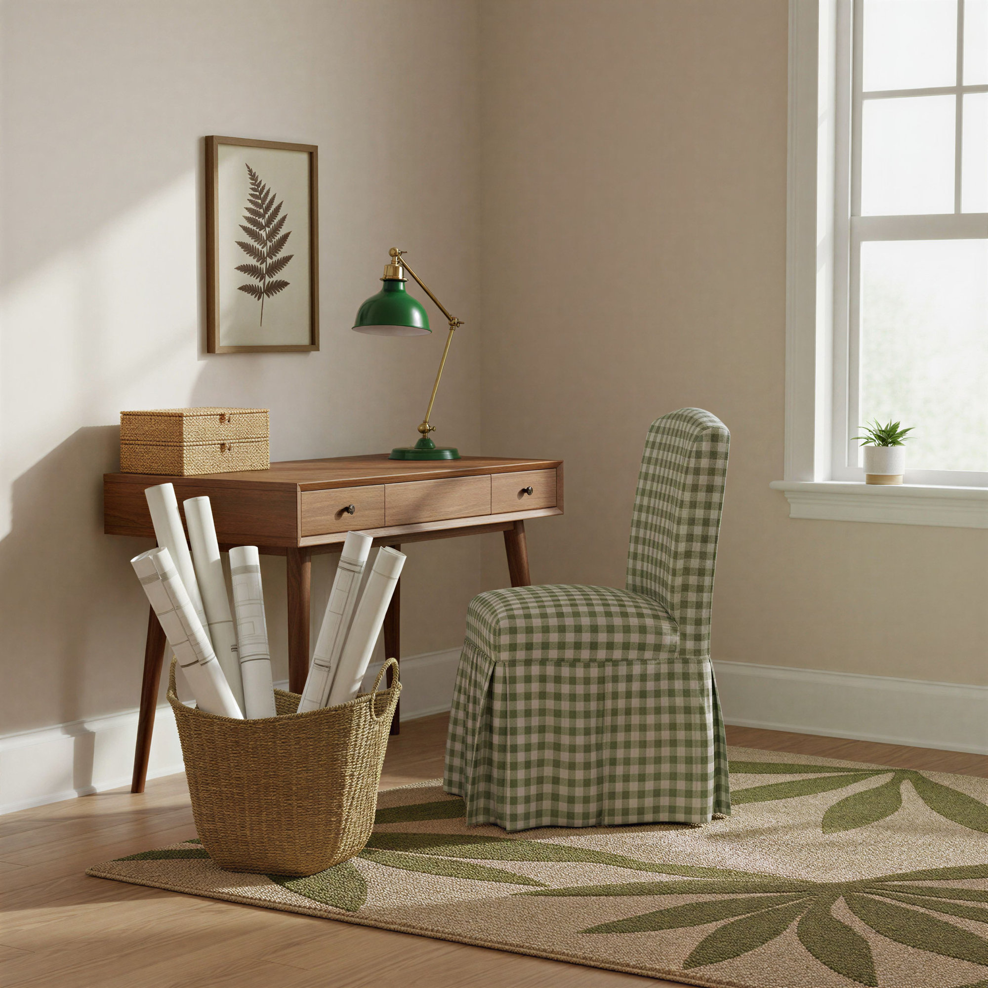 Jute Basket, Natural - Seagrass