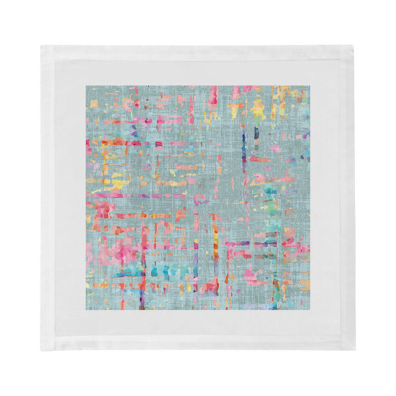 Coco Cotton Sateen Dinner Napkins, Blue