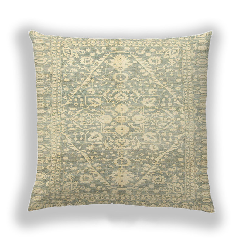 Housse et insert de coussin carré Egina, Microsuède