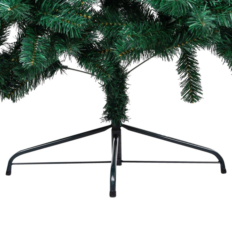 Artificial Half Christmas Tree with LEDs&Ball, 7.87ft H