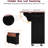 47.2" Kitchen Island, Drop Leaf, Removable Side , Towel Rack, Concealed Tilt Trash Bin Cabinet-914149972