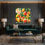 «Hawaiian Mangoes», art mural sur toile brune-1322550957