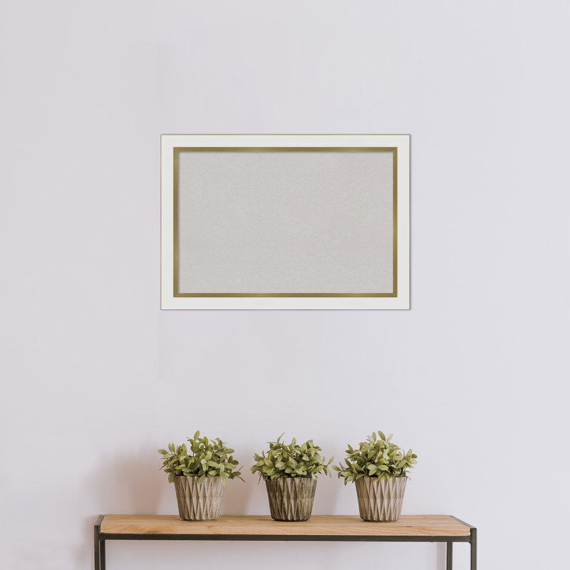 Petit, Blanc / doré, 19 po x 27 po