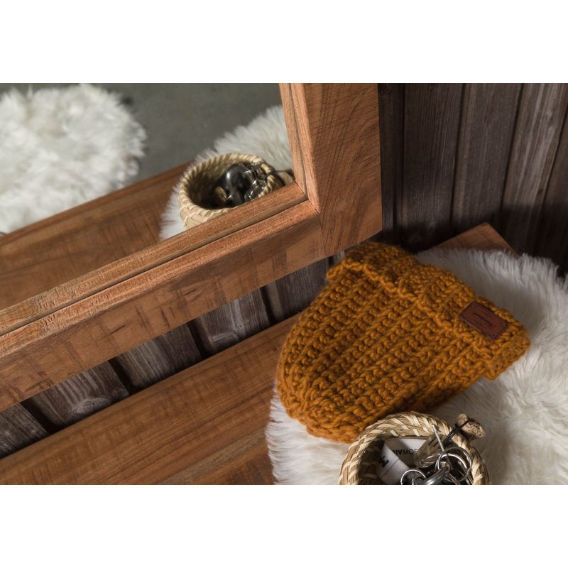 BARK Solid Wood Rectangle Mirror
