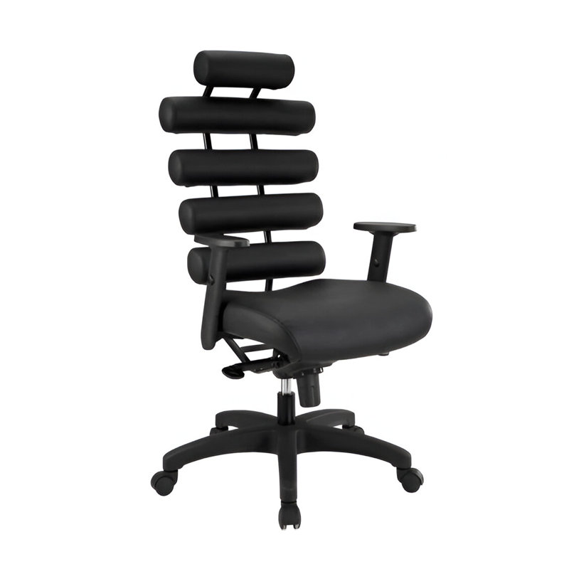 Moon Office Chair With High Back, Black