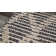 Textured Diamond Blue/Ivory Handwoven Cotton Rug