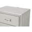 Table de chevet de style transitionnel avec ports USB, table de chevet