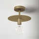 Sawvel 1 - Light 10" Semi Flush Mount