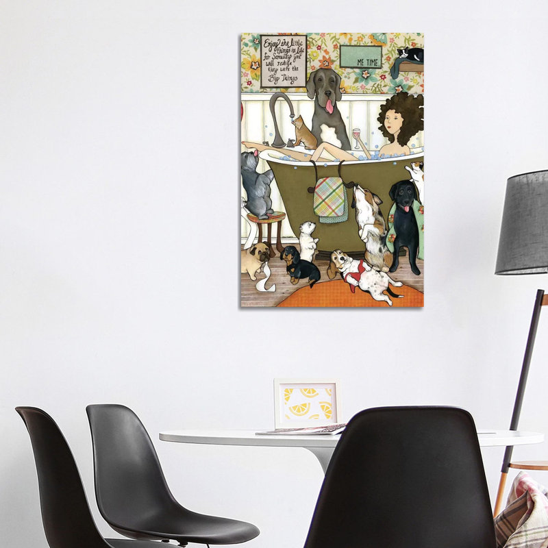 «Me Time» par Jamie Morath, impression sur toile tendue, H 40 po x l 26 po x P 1,5 po