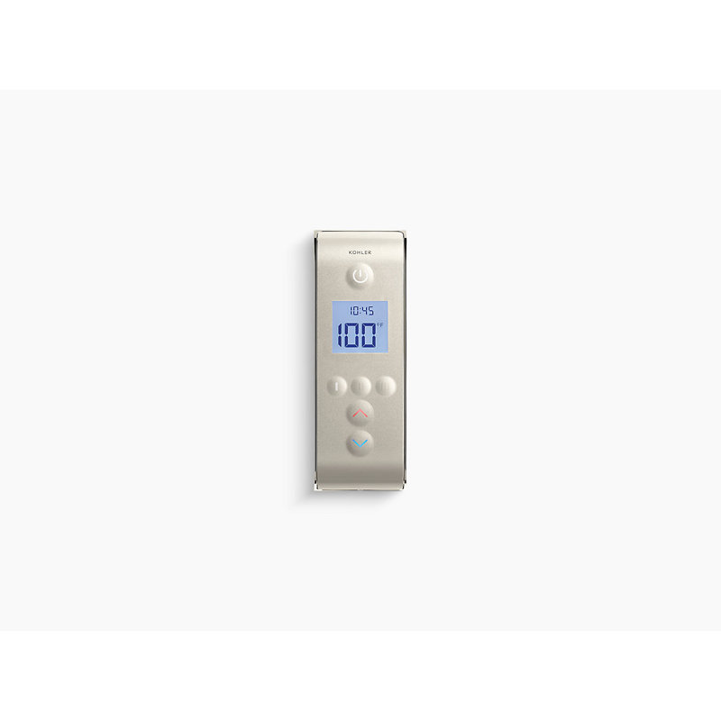 Interface numérique à trois prises DTV Prompt® avec inverseur en mode écologique, Nickel satiné / nickel poli