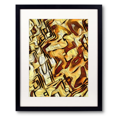 Golden Dahlia IV Print by Tanna Gx