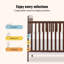 Lit de bébé convertible 4 en 1 Crib N Changer-1050975804