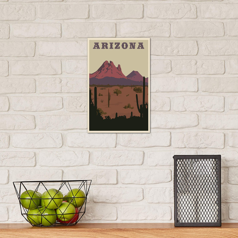 Arizona - Print on Canvas, 101.6 cm H x 66.04 cm W x 1.91 cm D, No Frame
