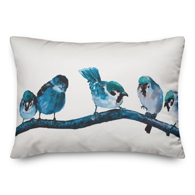 Housse de coussin d'extérieur rectangulaire et insert