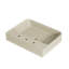 Vasque à poser LORAN 61 cm (24 po) en marbre artificiel avec 3 trous de robinetterie, sans robinetterie ni meuble, beige-137149753