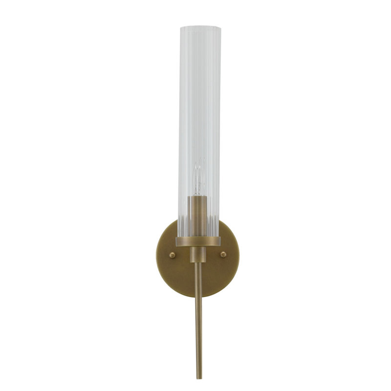 Bellings 1 - Light Armed Sconce, Antique Brass