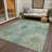 Machine Washable Indoor/Outdoor Leavittsburg ACN2235 Floral Rug-1380292124