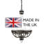 Augill 4 - Light Graphite Unique/Statement Pendant