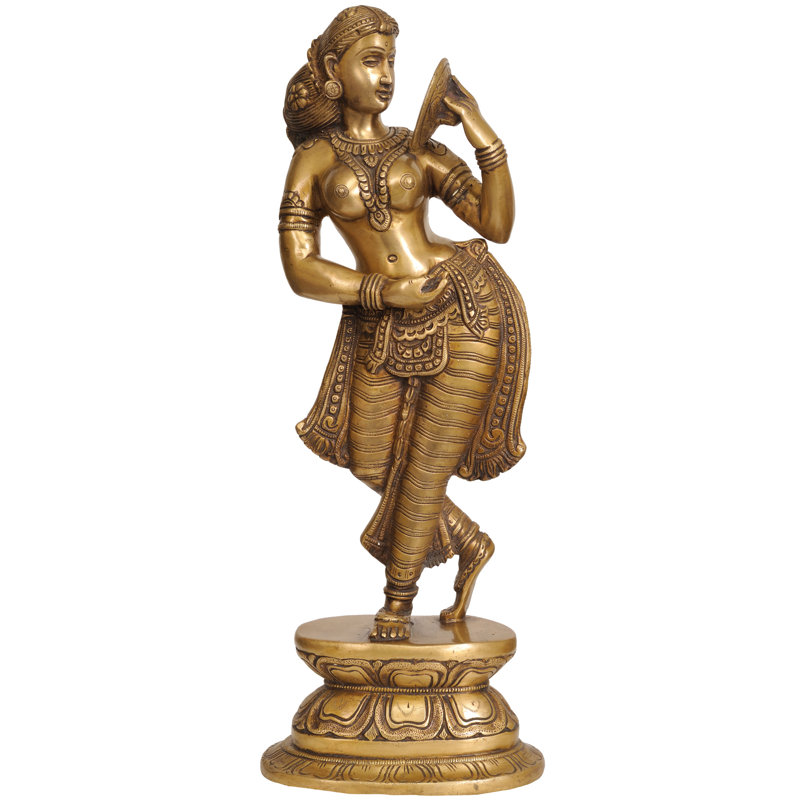 Dame avec miroir (Apsara)