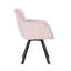 Sansome Swivel Fabric Dining Chair with Steel Legs-1535741567