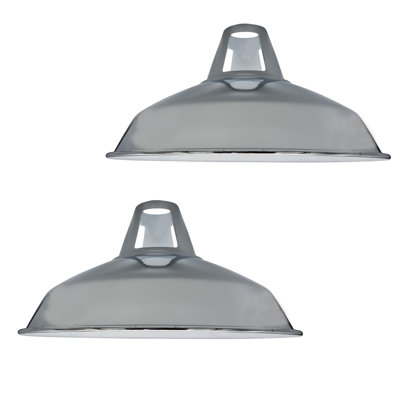 Alkis 16cm H Metal Barn Slotted Lamp Shade ( Uno )
