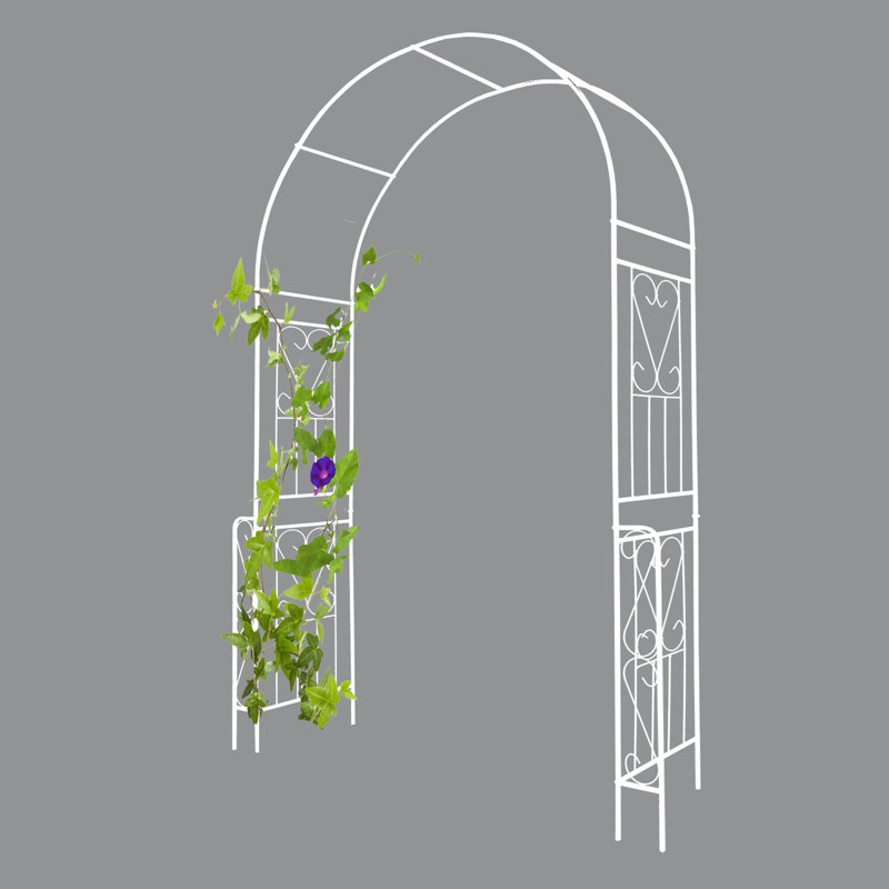 Support pour arches en métal, Blanc, crème
