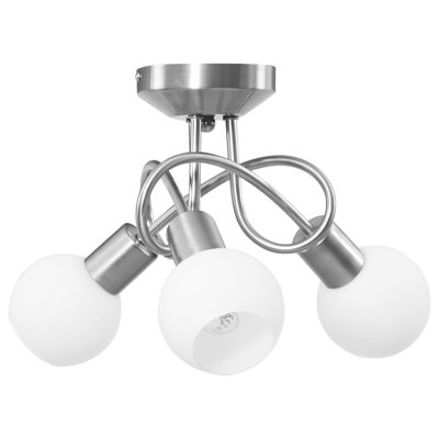 Calen Ceramic Semi Flush Mount