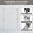 44-48 In. W X 72 In. H Double Sliding Shower Door, Semi-Frameless Bathroom Sliding Door With 1/4" (6Mm) Tempered Glass For Walk-In Shower, Brushed Nickel CM-24D03-48BNX-121271580