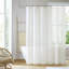 1-Piece Ivory Sheer Shower Curtain - 72X72 Inch - Light Filtering, Modern Bathroom Liner | Gift Idea