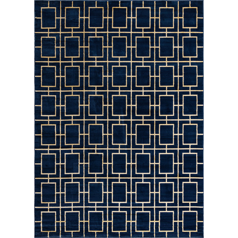 Corando Geometric Indoor Rug, Rectangle 10' x 14'