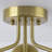 Kaynen 4-Light Sputnik Flush Mount With Frosted Milk-Glass Globes