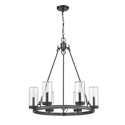 Sheniece 6 - Light Outdoor Chandelier