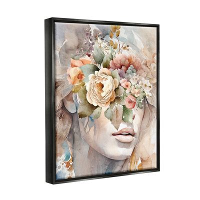 " Female Floral Abstraction " by Kim Allen