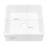 15" x 15" White Ceramic Square Vessel Bathroom Sink