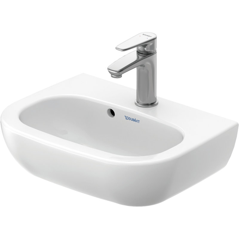 Lavabo de salle de bain en céramique 18 "avec trop-plein Duravit D-Code