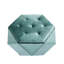 Repose-pieds Velvet Polygon Diamond