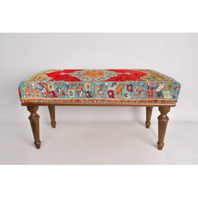 Anatolian Bench, Bohemian Bench, Ottoman Bench, Upholstered Bench, Turkish Rug Bench, Kilim Bench, Home Decor Bench, Handmade Bench