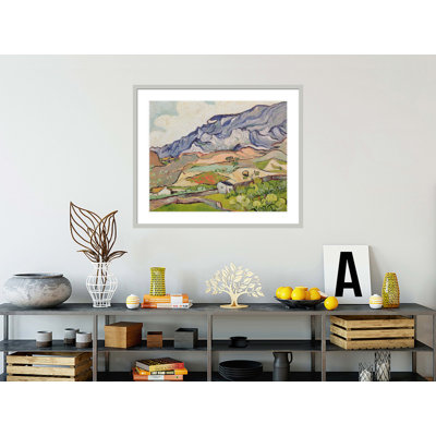 «The Alpilles» par Vincent van Gogh, impression giclée encadrée