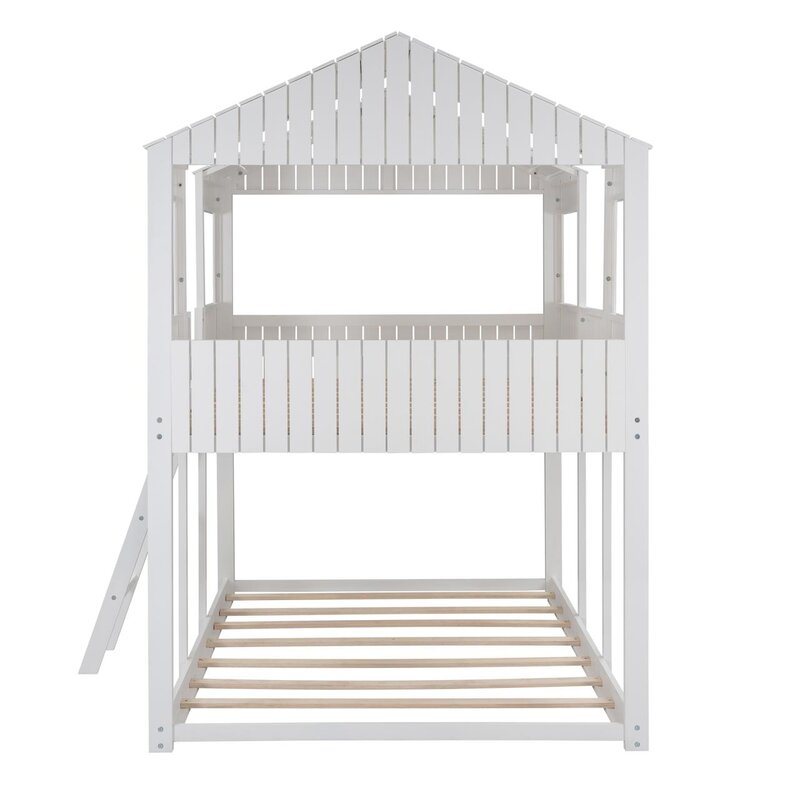 Sand & Stable Baby & Kids Calabasas Kids Full Over Full Bunk Bed 