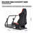 Anman Racing Simulator Cockpit Stand with red Racing Chair fit Logitech G29 G920 G923 Thrustmaster-86406010
