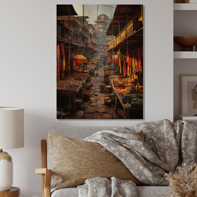 Art indien, bazars vibrants sur bois