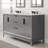 Elizabeth 60" Carrara Marble Countertop Bath Vanity-93659100