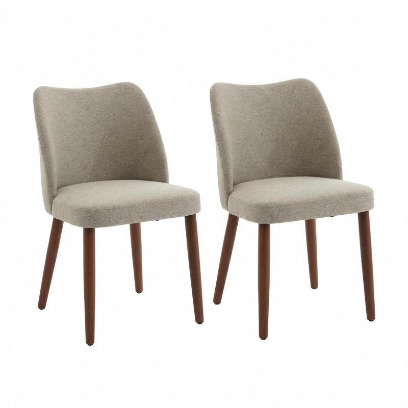 Side Chair in Blue, Taupe