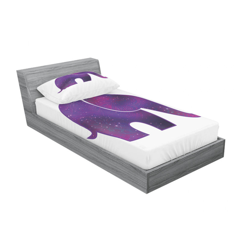 Microfiber Sheet Set, Twin Sheet Set with Fitted Sheet