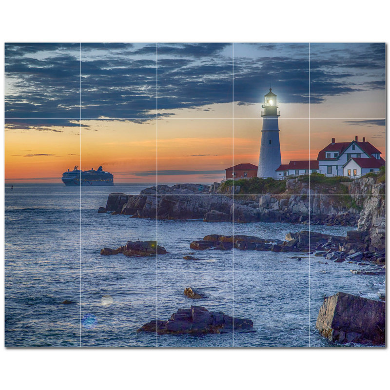 Panneau décoratif en céramique satinée 8 po x 8 po