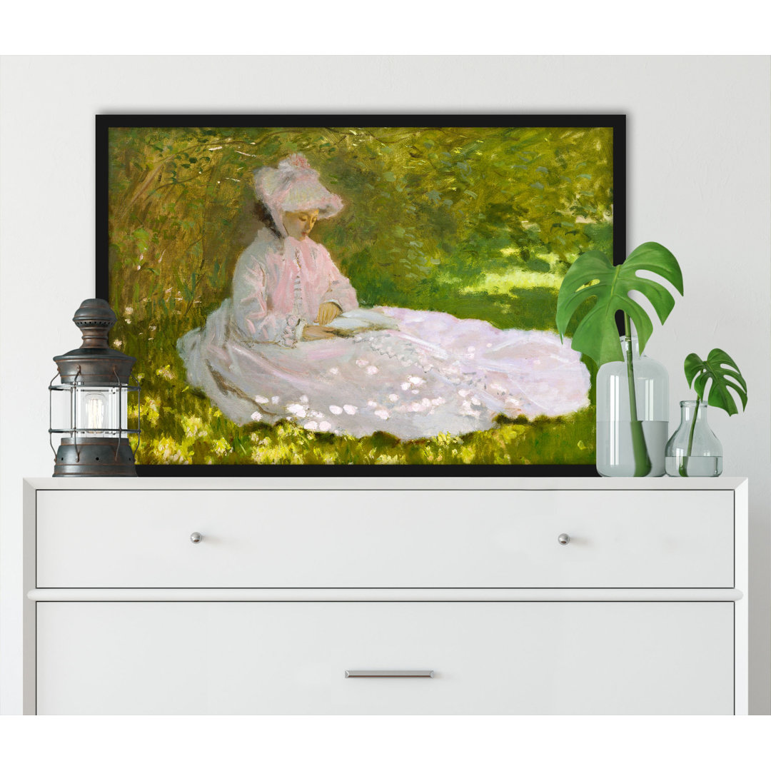 Gerahmter Kunstdruck Springtime von Claude Monet