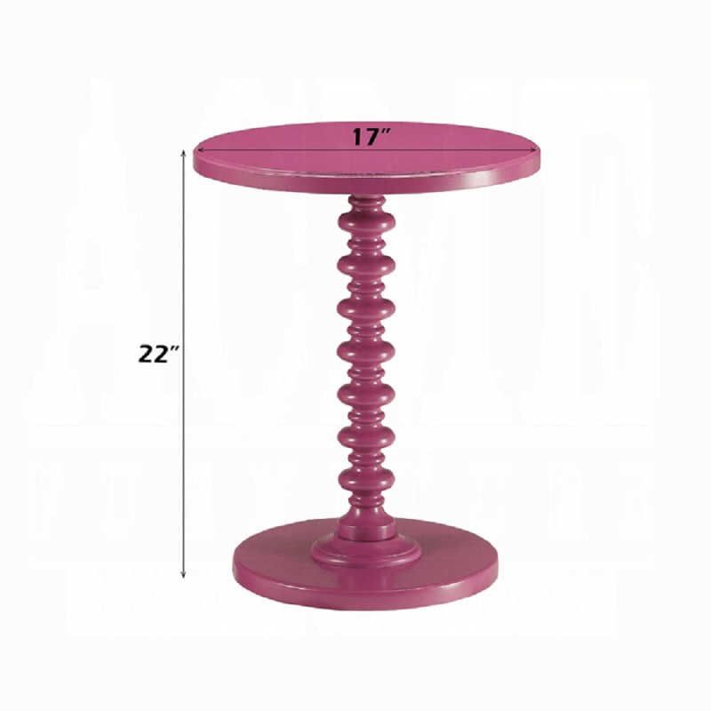 Acton Accent Table, Pink