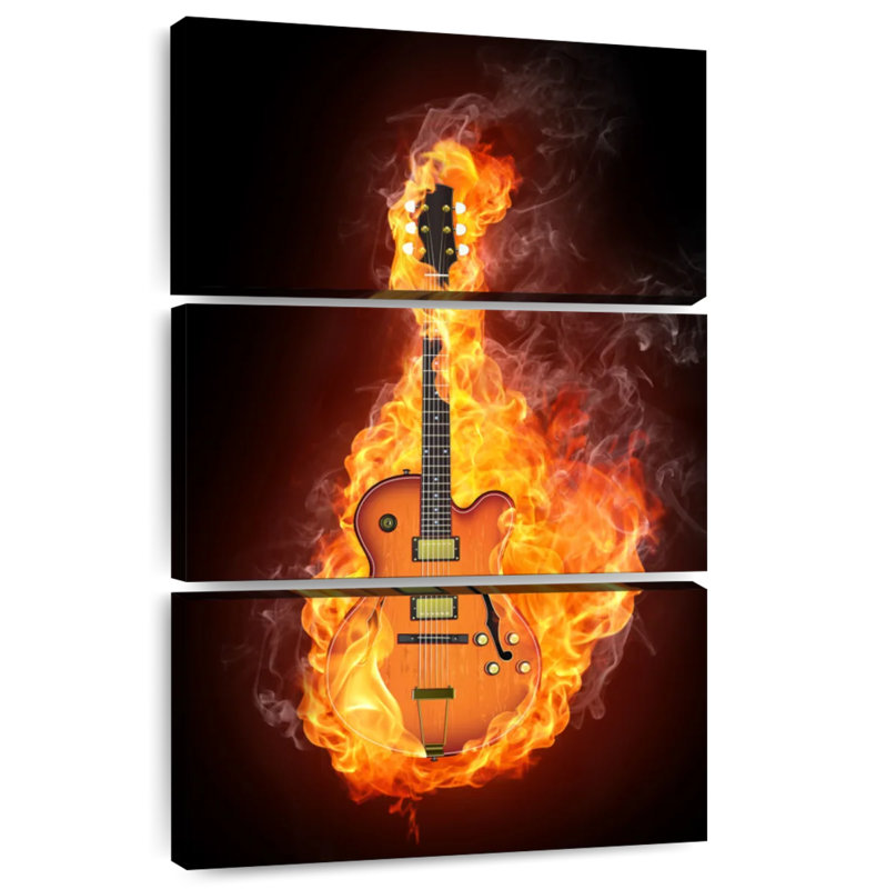 Guitare électrique Abarca Blazing, H 38 po x l 24 po